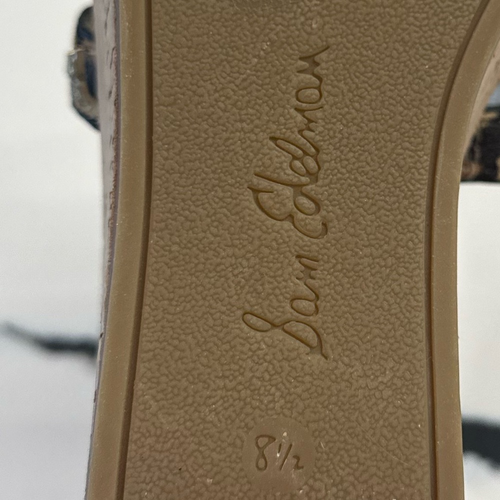 Sam Edelman platform sandal leopard print - Picture 5 of 9